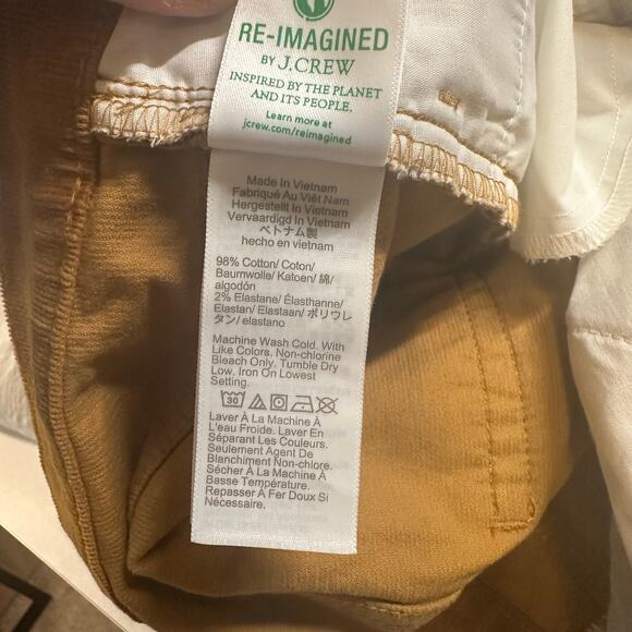 ๐ด NWT J.Crew Corduroy Straight Leg Pants, Size 29P - Picture 8 of 10